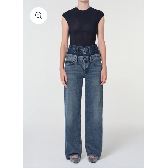 Agolde Denim - AGOLDE Elson High Rise Wide Leg Jeans size 27 brand new $298